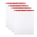 Office Depot® Brand Easel Pads, 27" x 34", 50 Sheets, 30% Recycled, White, Pack Of 4