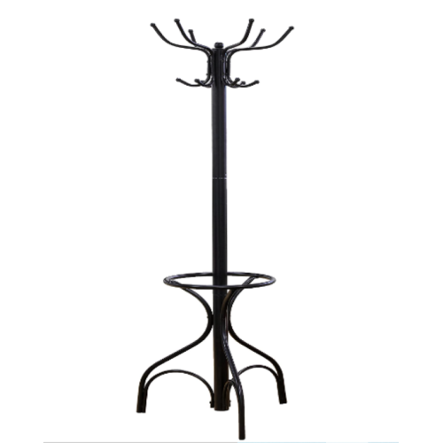 Homecraft Furniture Black 12-Hook Coat Rack CR004 Homecraft Furniture Black 12-Hook Coat Rack CR004