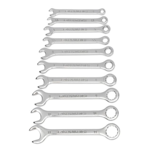 GEARWRENCH 10 Pc. Metric Midget Combination Wrench Set 86561