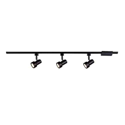Hampton Bay 3-LIGHT MINI HEAD TRACK KIT BLACK-1004612899 Hampton Bay 3-LIGHT MINI HEAD TRACK KIT BLACK-1004612899