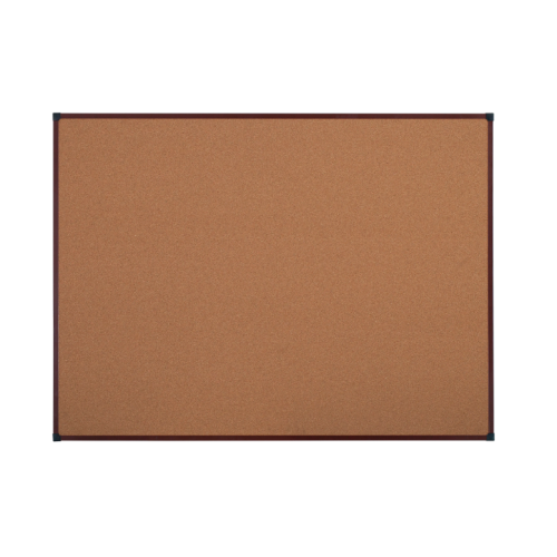 Office Depot® Brand TechCork Bulletin Board, 36" x 24", Aluminum Frame With Black Finish