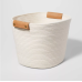 13" Decorative Coiled Rope Basket - Brightroom