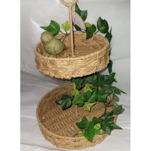 Target BP Farmhouse Wicker Tiered Tray