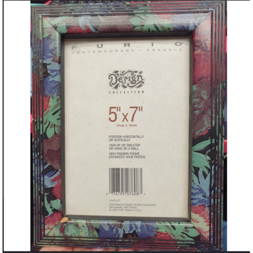 Flowers Print Photo Frame