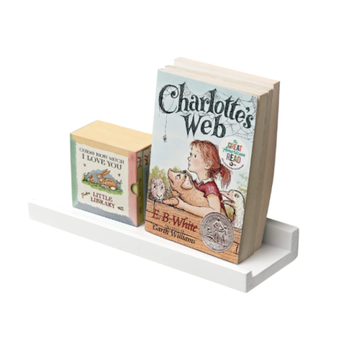 HOMWOO White Floating Shelf Oak Picture Ledge Shelf Wall Mounted Display Storage Shelf Wall Shelves for Bedroom, Living Room, Bathroom, Kitchen, Nursery, Office,12 inches HOMWOO White Floating Shelf Oak Picture Ledge Shelf Wall Mounted Display Storage Shelf Wall Shelves for Bedroom, Living Room, Bathroom, Kitchen, Nursery, Office,12 inches