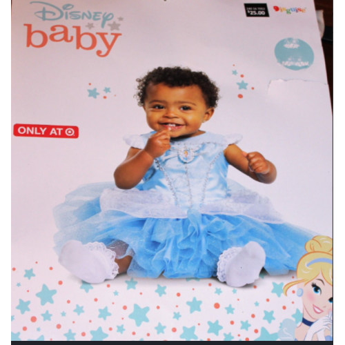Disney Baby CINDERELLA costume dress up 6-12 months