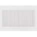 Threshold 20"x32" Knit Striped Chenille Bath Rug Fringe White