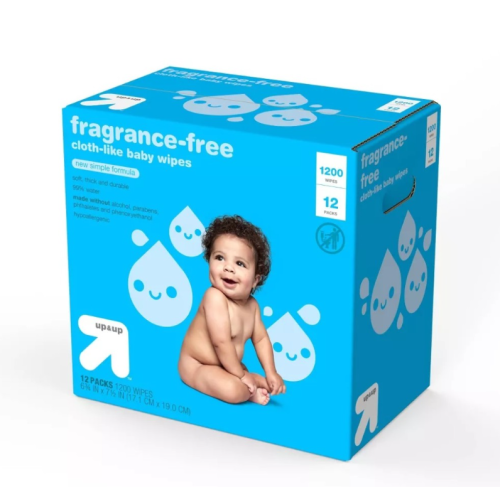 Fragrance-Free Baby Wipes- up & up™ (12Pack /1200ct)