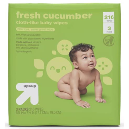 Fresh Cucumber Baby Wipes- up & up™ (12 Pack)