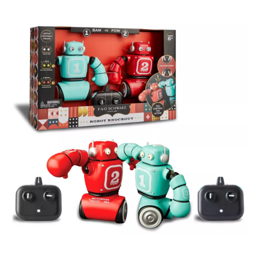 FAO Schwarz Robot Knockout Remote Control Boxing Set