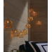 Hampton Bay Indoor 12 ft. Battery Operated Metal Integrated LED String Lights (10-Light)