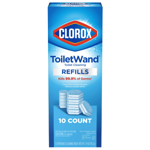 Clorox ToiletWand Disinfecting Refills, Disposable Wand Heads - 10 ct set of 3