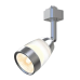 Frosted Middle Glass 1-Light Brushed Nickel Linear Track Lighting Head