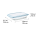 OXO Good Grips Glass 3 Qt Baking Dish with Lid