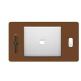TOWWI PU Leather Desk Pad With Suede Base, Multi-Color Non-Slip Mouse Pad, 24 X14
