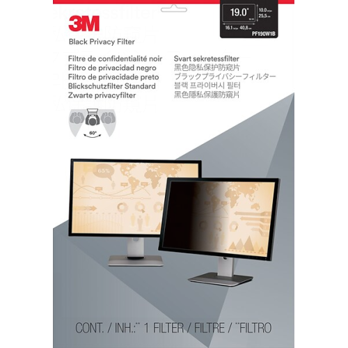 3M™ Privacy Filter for 19" Widescreen Monitor (16:10) (PF190W1B)