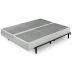 ZINUS No Assembly Metal Box Spring / 9 Inch White Mattress Foundation / Sturdy Metal Structure, Split Queen