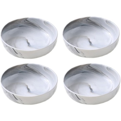 3PCS Marble Ceramic Sauce Dish Seasoning Dish Appetizer Plates
