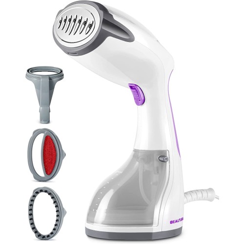 BEAUTURAL Steamer for Clothes, Portable Handheld Garment Fabric Wrinkles Remover, 30-Second Fast Heat-up, Auto-Off, Large Detachable Water Tank BEAUTURAL Steamer for Clothes, Portable Handheld Garment Fabric Wrinkles Remover, 30-Second Fast Heat-up, Auto-Off, Large Detachable Water Tank