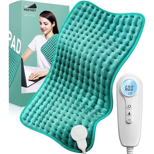 Heating Pad for Back, Neck, Shoulder Pain and Cramps, Electric Heating Pads with Auto Shut Off, Moist Dry Heat Options, Gifts for Women, Men, Mom, Dad, Wife, Husband, Christmas, Birthday