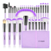 Make up Brushes, VANDER Professional 32pcs Makeup Brush Set, Makeup Brushes Set Foundation Blending Cosmetic Brush Set Kit,Purple
