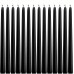 YIHANG Black Taper Candles - Set of 14 Dripless Candles - 10 inch Tall, 3/4 inch Thick - 7.5 Hour Clean Burning