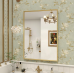 Idina Rectangle Metal Wall Mirror Gold 28x20
