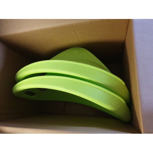 American Plastic Toys Little Kids (2-Pack, Green), Stackable, Lightweight, & Portable, Reading, Gaming, TV, Outdoor & Indoor, 50lb Max Scoop Rocker