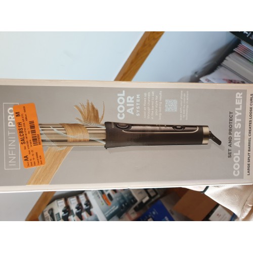 INFINITIPRO BY CONAIR Cool Air Curling Iron, Protects Against Damage and Locks in Style for Effortless Long Lasting Curls & Waves