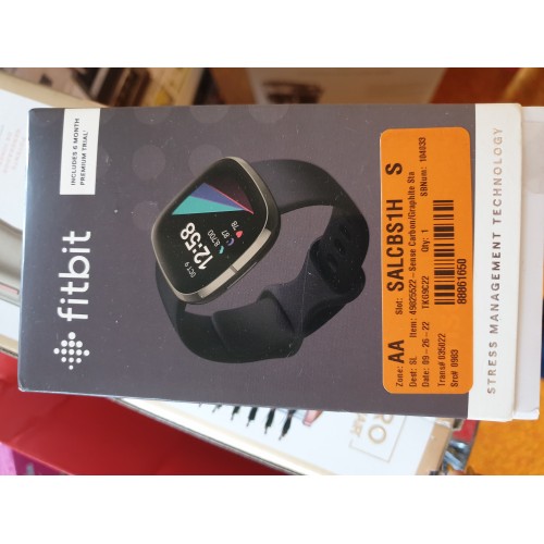FitBit Sense Smartwatch - Carbon/ Graphite Stainless Steel