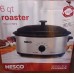 NESCO 4816-25PR, Roaster Oven with Porcelain Cookwell, Stainless Steel, 6 quart, 750 watts