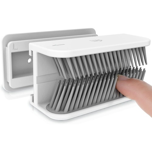 INVIHUG Hair Catcher Shower Wall, Hair Trap for Shower Drain, Hair Catcher, Shower Drain Protector and Hair Collector (White)