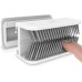 INVIHUG Hair Catcher Shower Wall, Hair Trap for Shower Drain, Hair Catcher, Shower Drain Protector and Hair Collector (White)