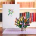 Lovepop Tulip Paper Flowers Pop Up Card, 5x7-3D Greeting Card, Pop Up Paper Flowers, Bouquet Card for Mom, Anniversary, Thinking of You 2 pack