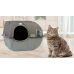 Omega Paw NRA15 Self Cleaning Litter Box Regular Size,Grey