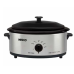 NESCO 4816-25PR, Roaster Oven with Porcelain Cookwell, Stainless Steel, 6 quart, 750 watts