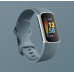 Fitbit Charge 5 Advanced Health & Fitness Tracker with Built-in GPS, Stress Management Tools, Sleep Tracking, 24/7 Heart Rate & More, Platinum, Mineral Blue, One Size S & L Bands Included, Steel Blue