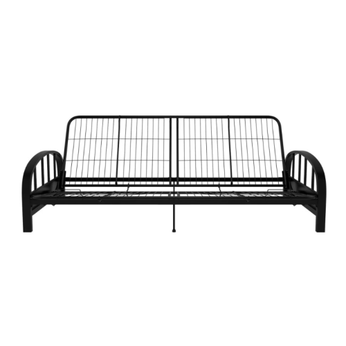 DHP Aiden Metal Futon Frame, Black Large