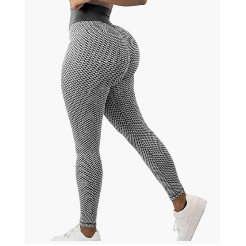 A AGROSTE TIK Tok Leggings for Women Butt Lifting Leggings Workout Scrunch Seamless Leggings High Waisted Booty Yoga Pants