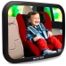 Shatterproof Baby Car Mirror, Fully View Infant in Rear Facing Car Seat - Newborn Safety, Crash Tested & Extra Wide, Crystal Clear, 100% Lifetime Satisfaction Guarantee, Easy Install by Cozy Greens