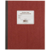 National Brand Computation Notebook, 4 X 4 Quad, Brown, Green Paper, 11.75 x 9.25 Inches, 75 Sheets