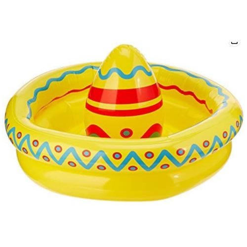 Sombrero Inflatable Cooler - 18 in x 12 in 