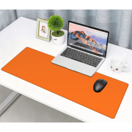 Bright Orange & Yellow Extended Large Gaming Mouse Pad 