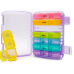 Weekly Pill Organizer 3 Times a Day, Travel 7 Day Pill Case Daily Medicine Organizer Pill Container with Large Compartments for Medication, Vitamins, Fish Oils and Supplements