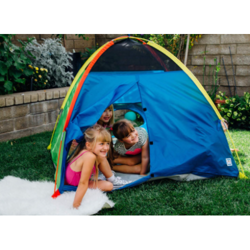 Pacific Play Tents 40205 Kids Super Duper 4-Kid Dome Tent Playhouse, 58" x 58" x 46"