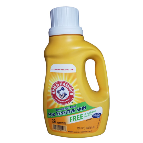 Arm & Hammer Liquid Perfume and Dye Free Dual He, 50 Fluid Ounce