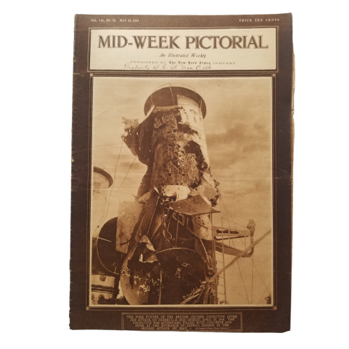 War World II Collectible Book MID- WEEK PICTORIAL vol. VII. NO. 12. May 23, 1918