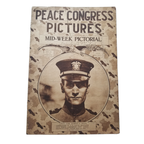 War World II Collectible Book MID- WEEK PICTORIAL vol. IX. NO. 14. June 5, 1919 ''PEACE CONGRESS PICTURES''