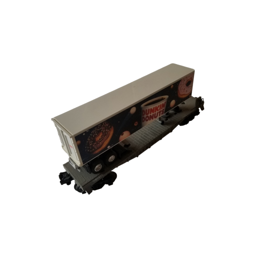 Collectible Train Carriage Lionel Trains AT & SF 16940 Dunkin Donuts Tractor Trailer 