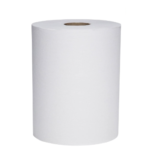 White 1 Roll Scott Control Slimroll Hard Roll Paper Towels with Fast-Drying Absorbency Pockets 